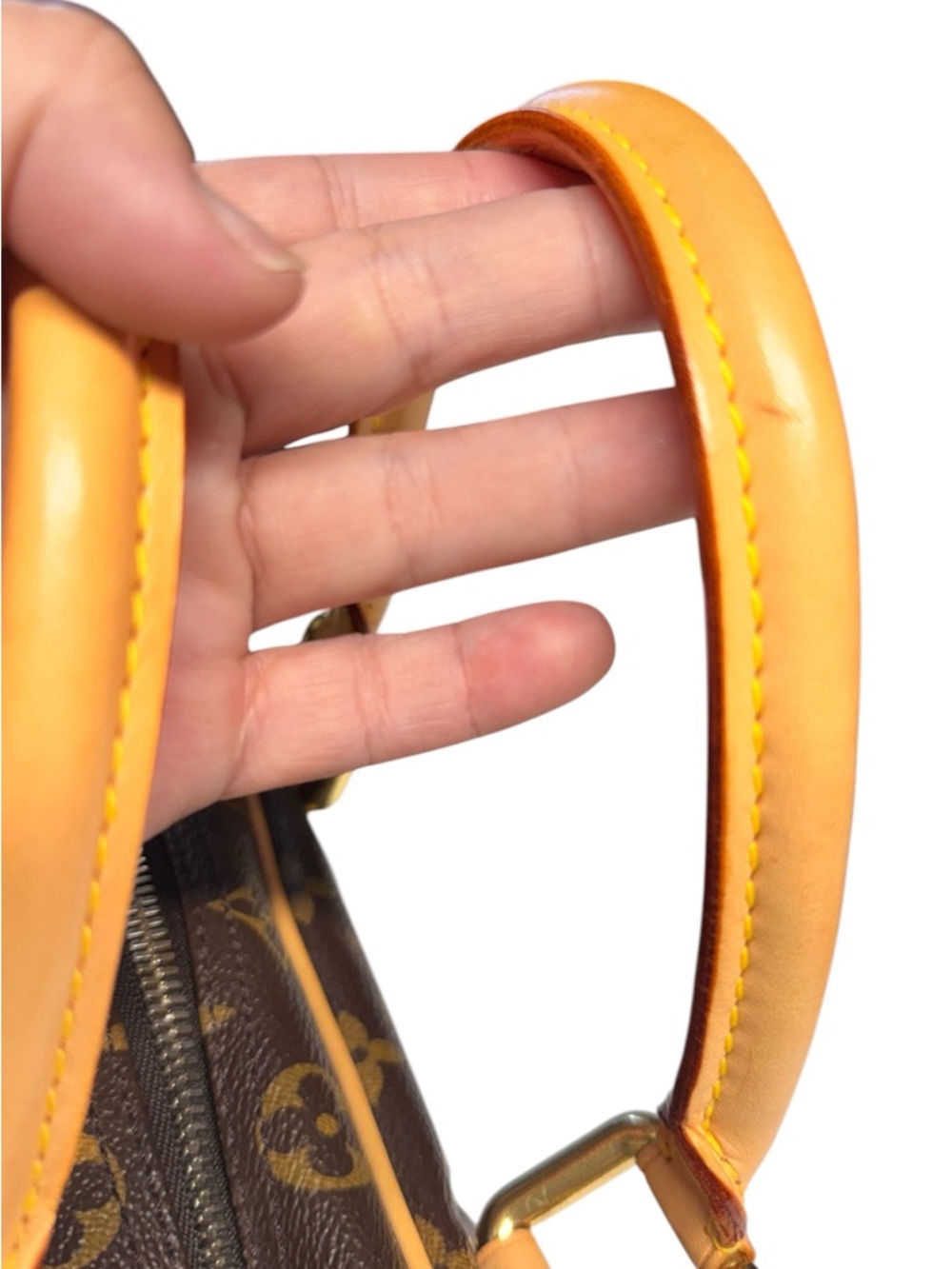 Louis Vuitton Manhattan Top Handle Bag PM Brown Canvas - Picture 16 of 16